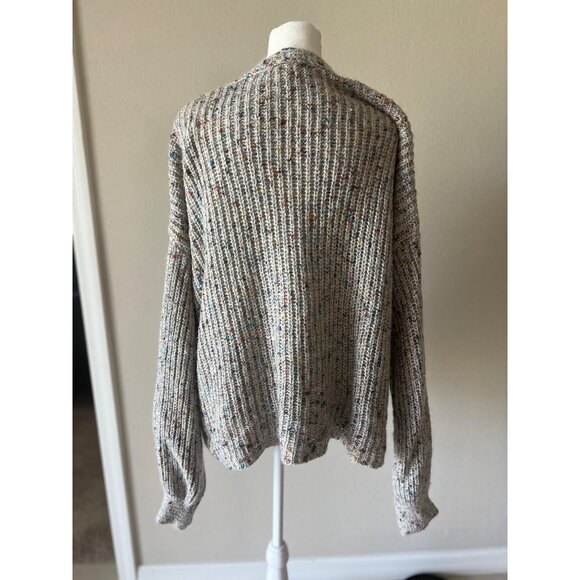 Oversized knit chunky oversized  cardigan sweater plus size XXL - Picture 2 of 6